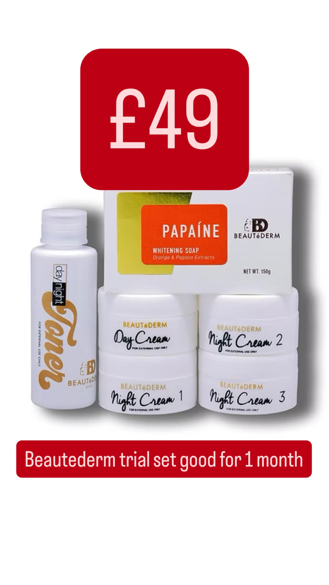 Beautederm Beaute set