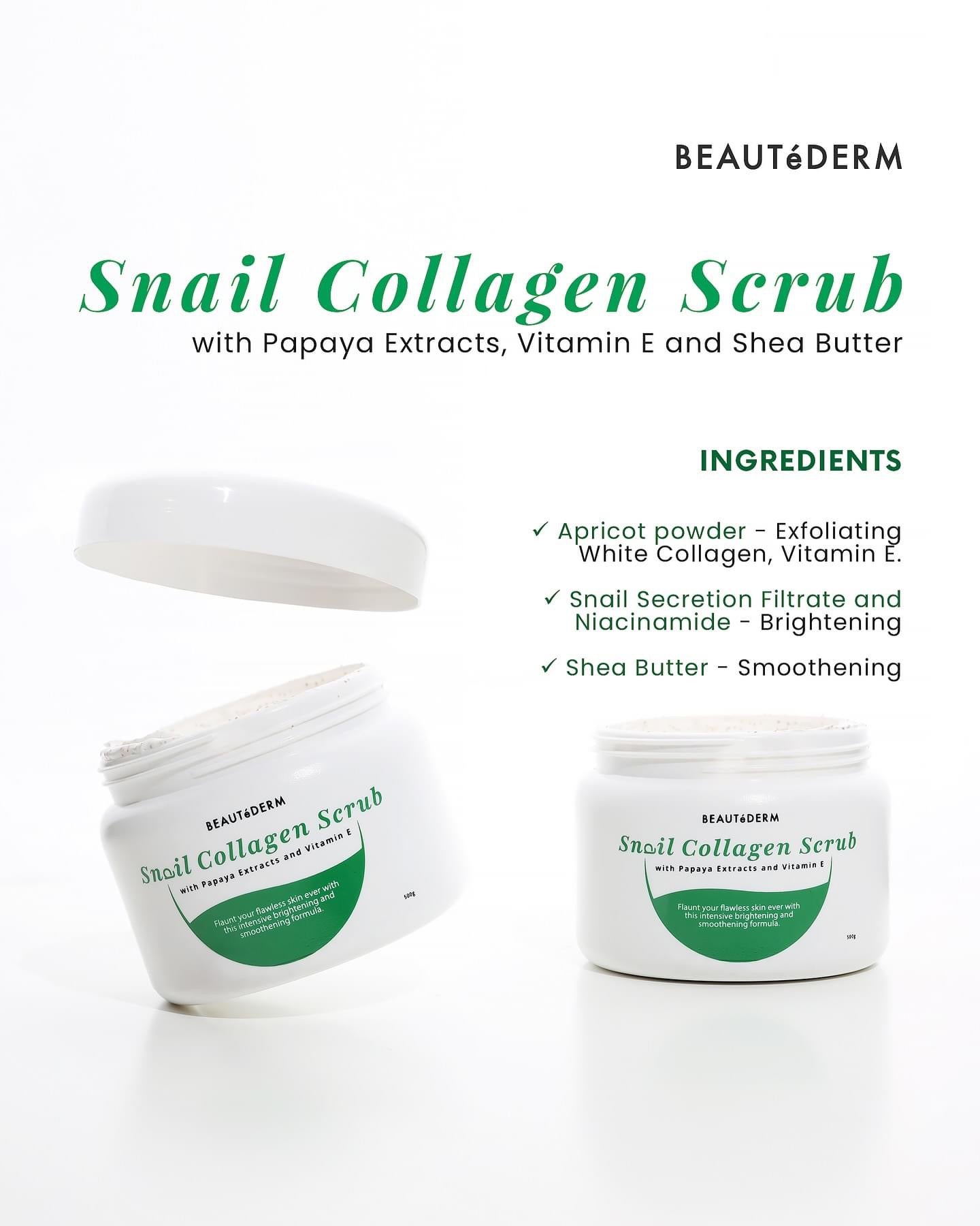Snail collagen scrub 500g image 1