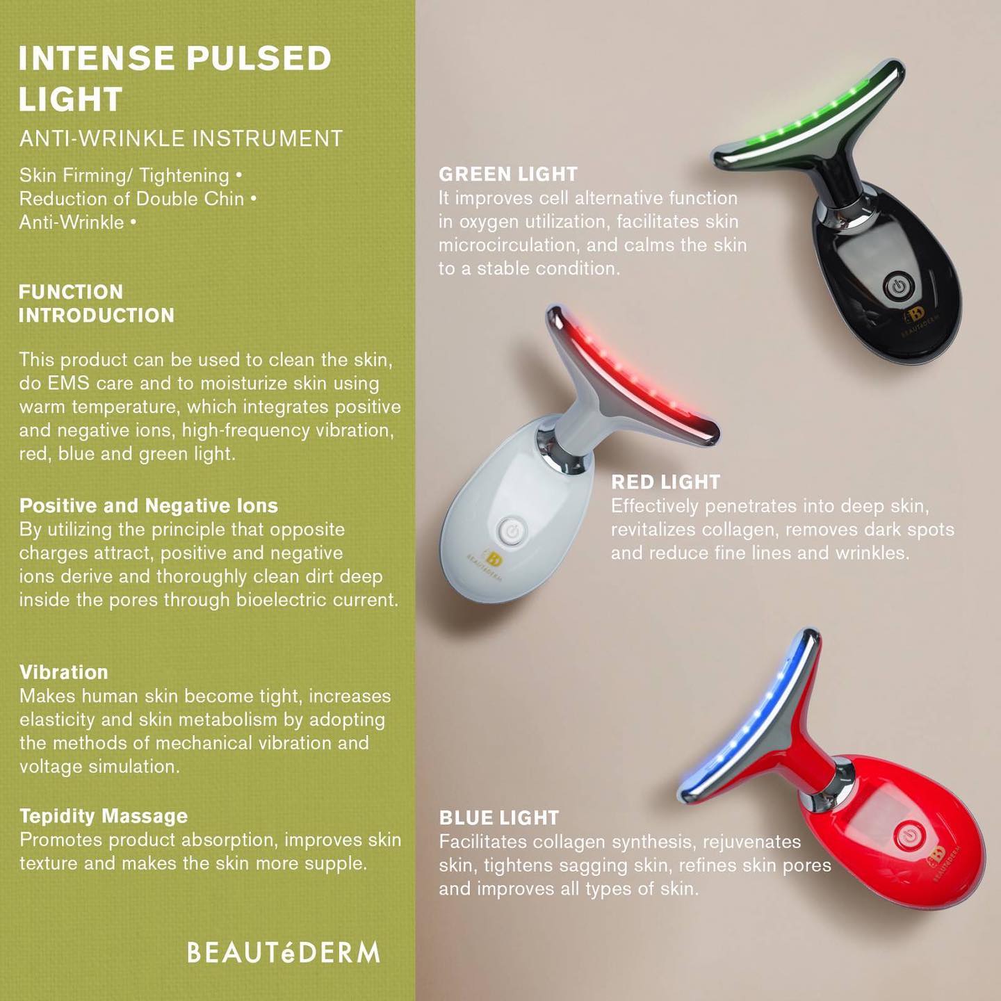 Intense pulsed light anti-wrinkle instrument image 1