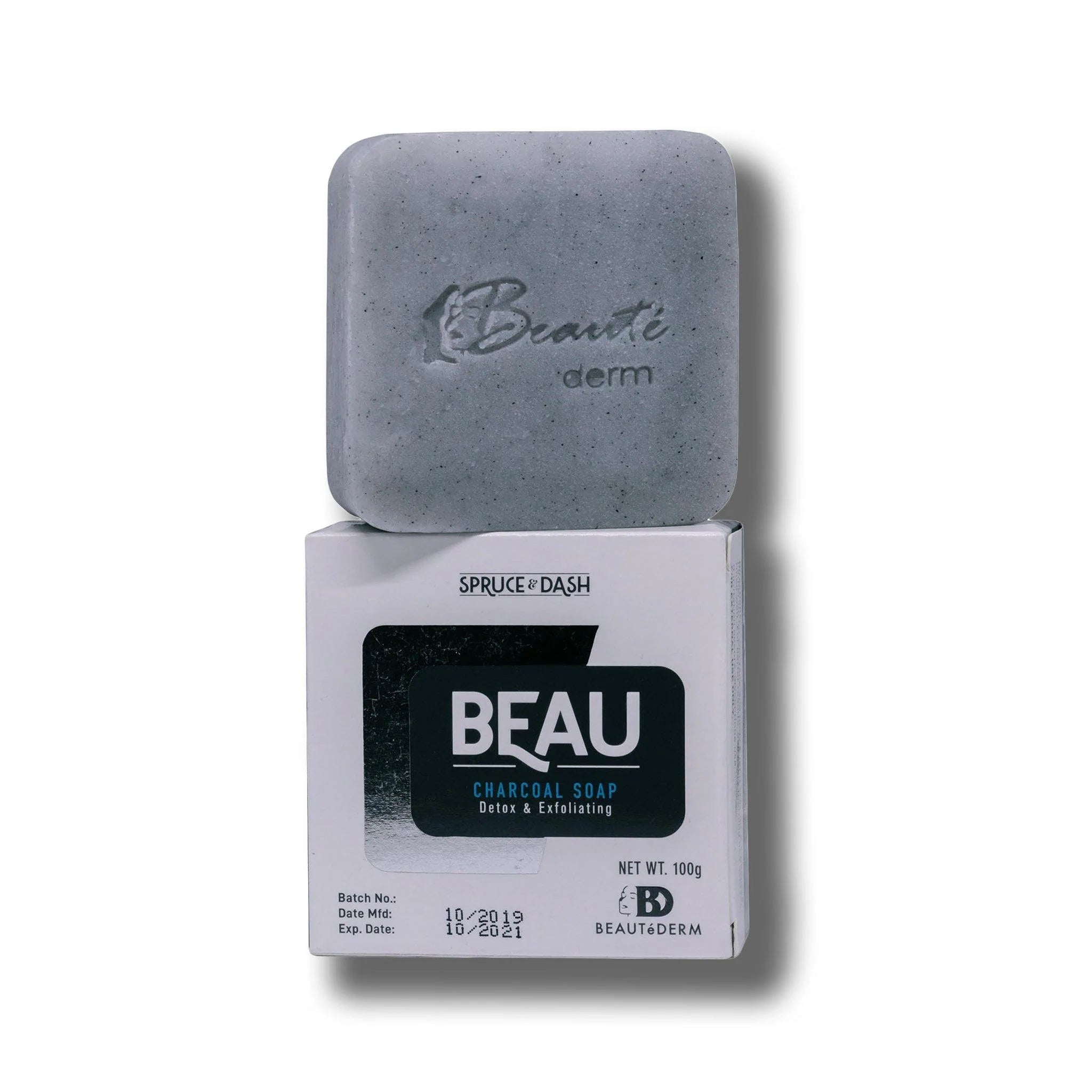 Beau charcoal soap 100g image 0
