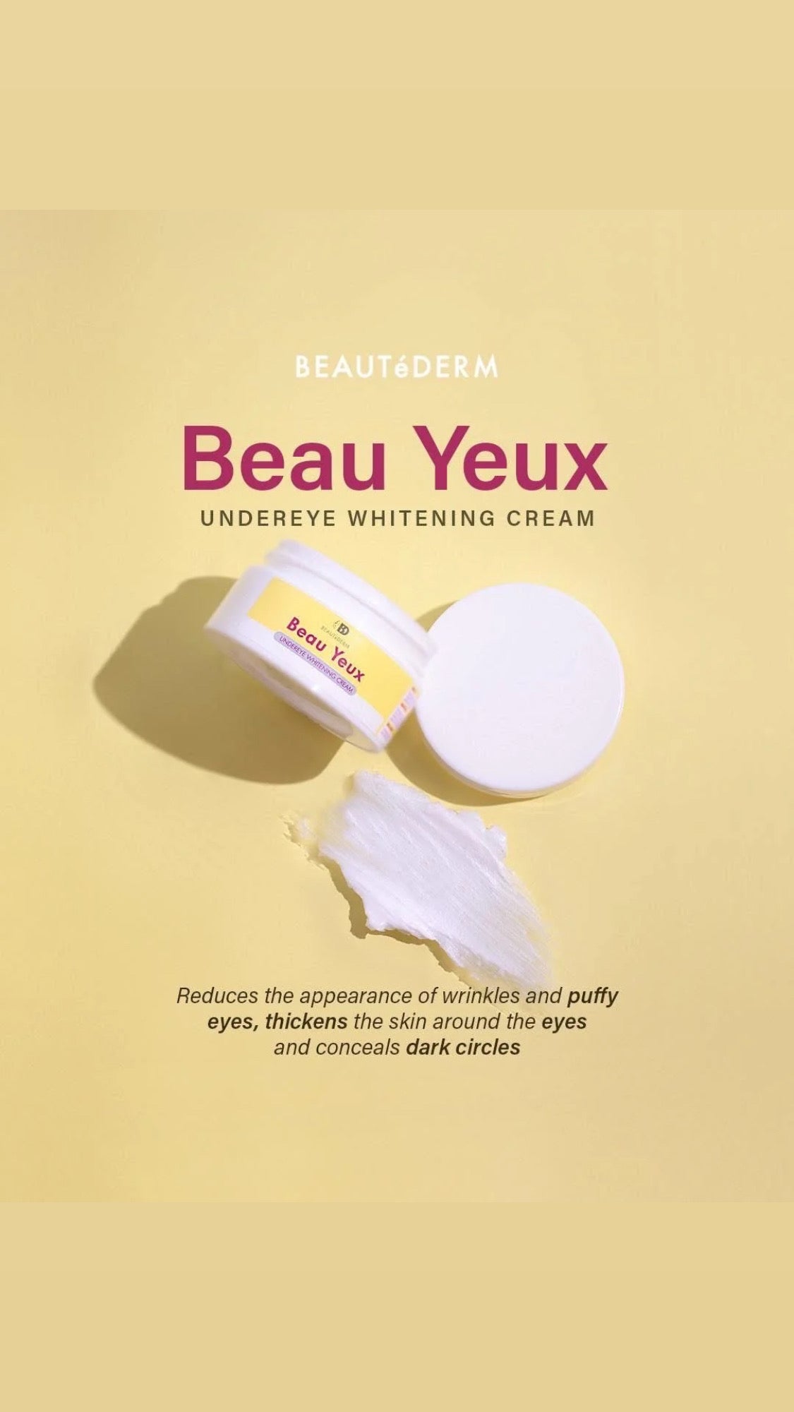 Beau Yeux under eye whitening cream 10g image 1