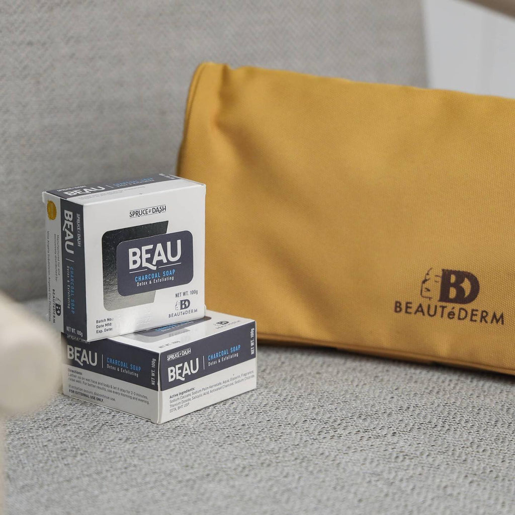 Beau charcoal soap 100g image 1